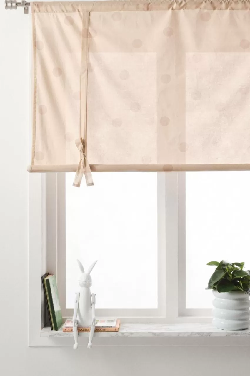 Barngardiner*Jotex ALAIA Roll Up-gardin Beige