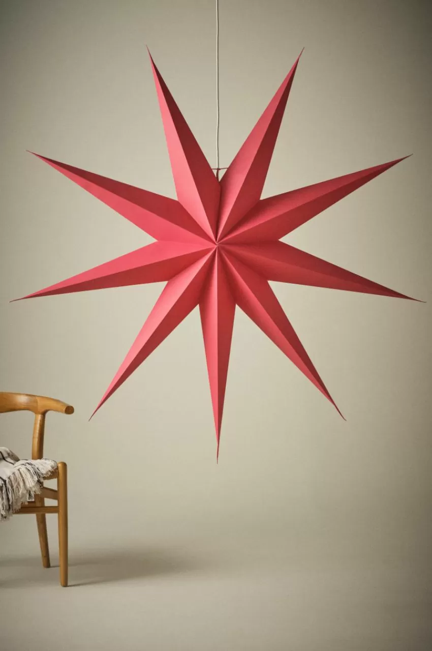 Julbelysning*Jotex ANDROMEDA Julstjärna ø 150 Cm Röd