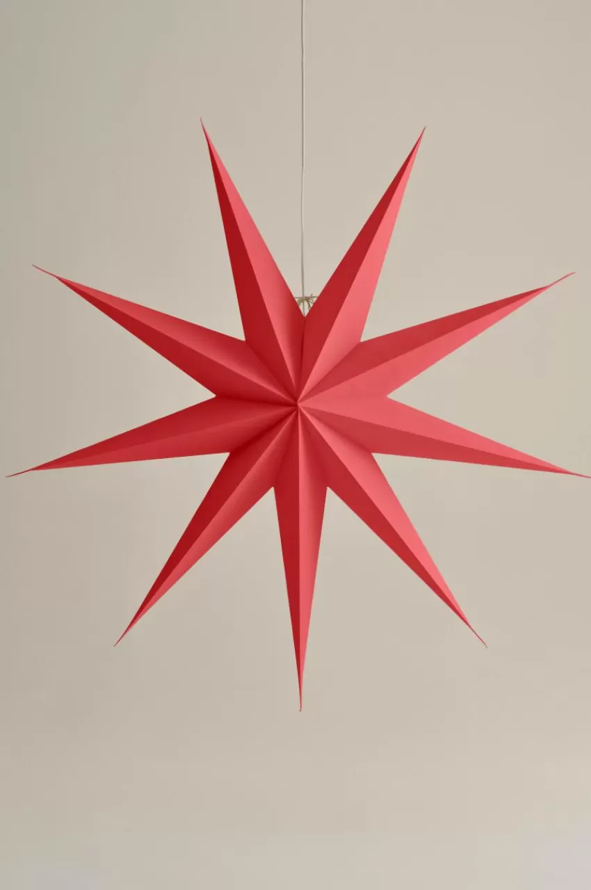 Julbelysning*Jotex ANDROMEDA Julstjärna ø 60 Cm Röd