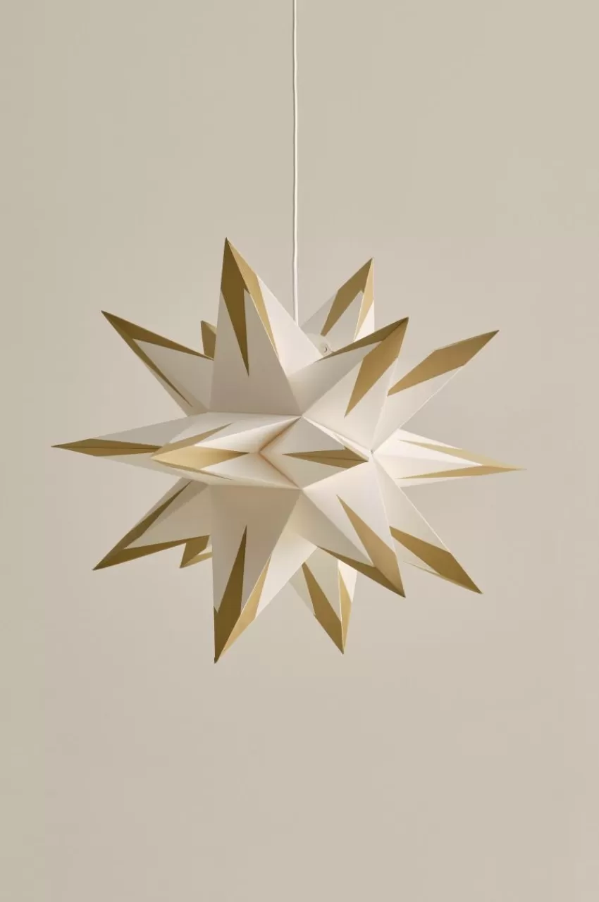 Julbelysning*Jotex APEX Julstjärna ø 60 Cm Vit/brun