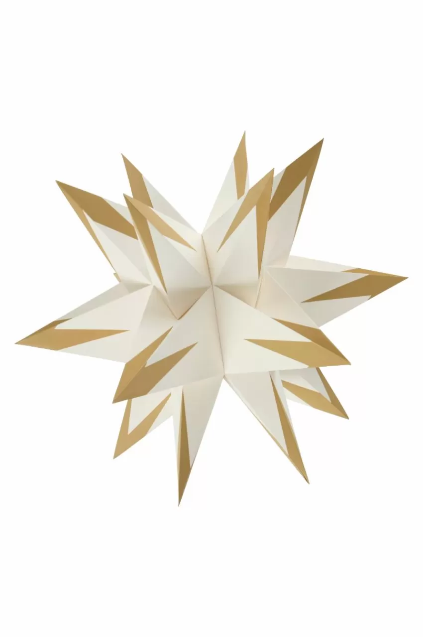 Julbelysning*Jotex APEX Julstjärna ø 60 Cm Vit/brun