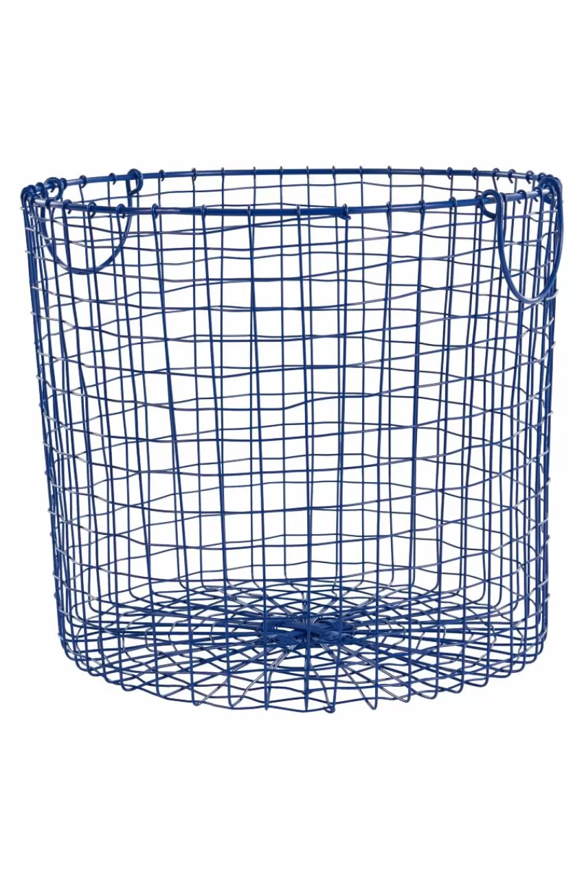 Hallmöbler | Förvaring*Jotex AXÅN Trådkorg - ø 40,5 Cm Koboltblå