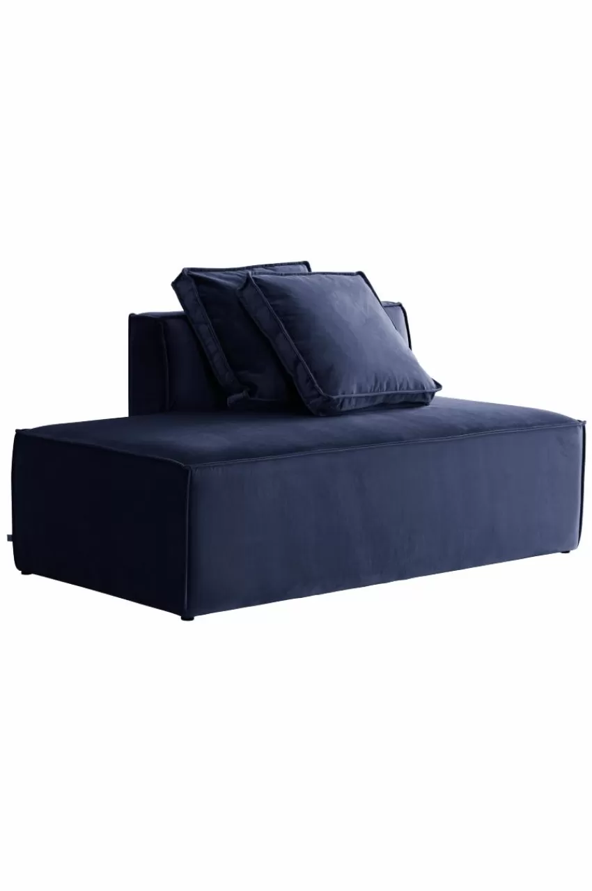 Soffor*Jotex BALTIMORE Soffmodul - Stor Med Rygg Höger + 2 Kuddar Blå