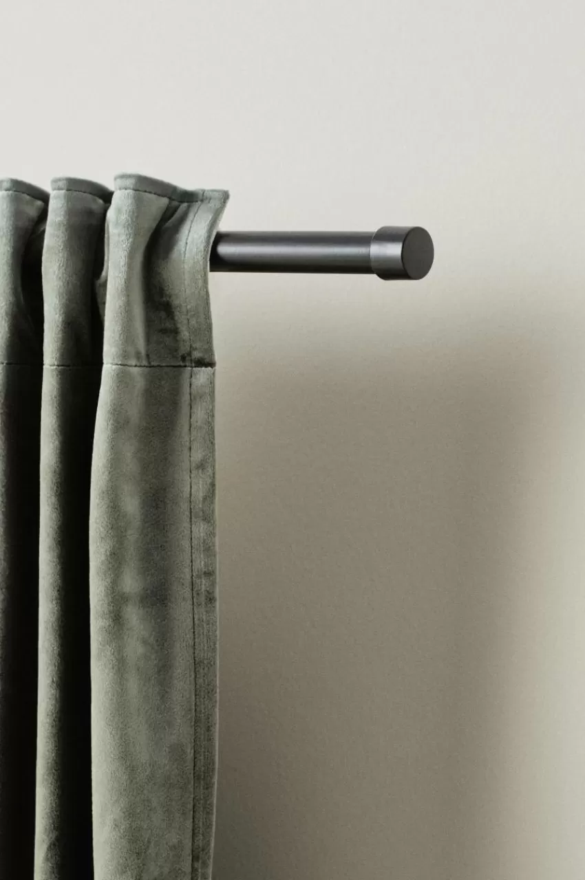 Gardinstänger*Jotex BASIC Gardinstång 134-180 Cm Svart