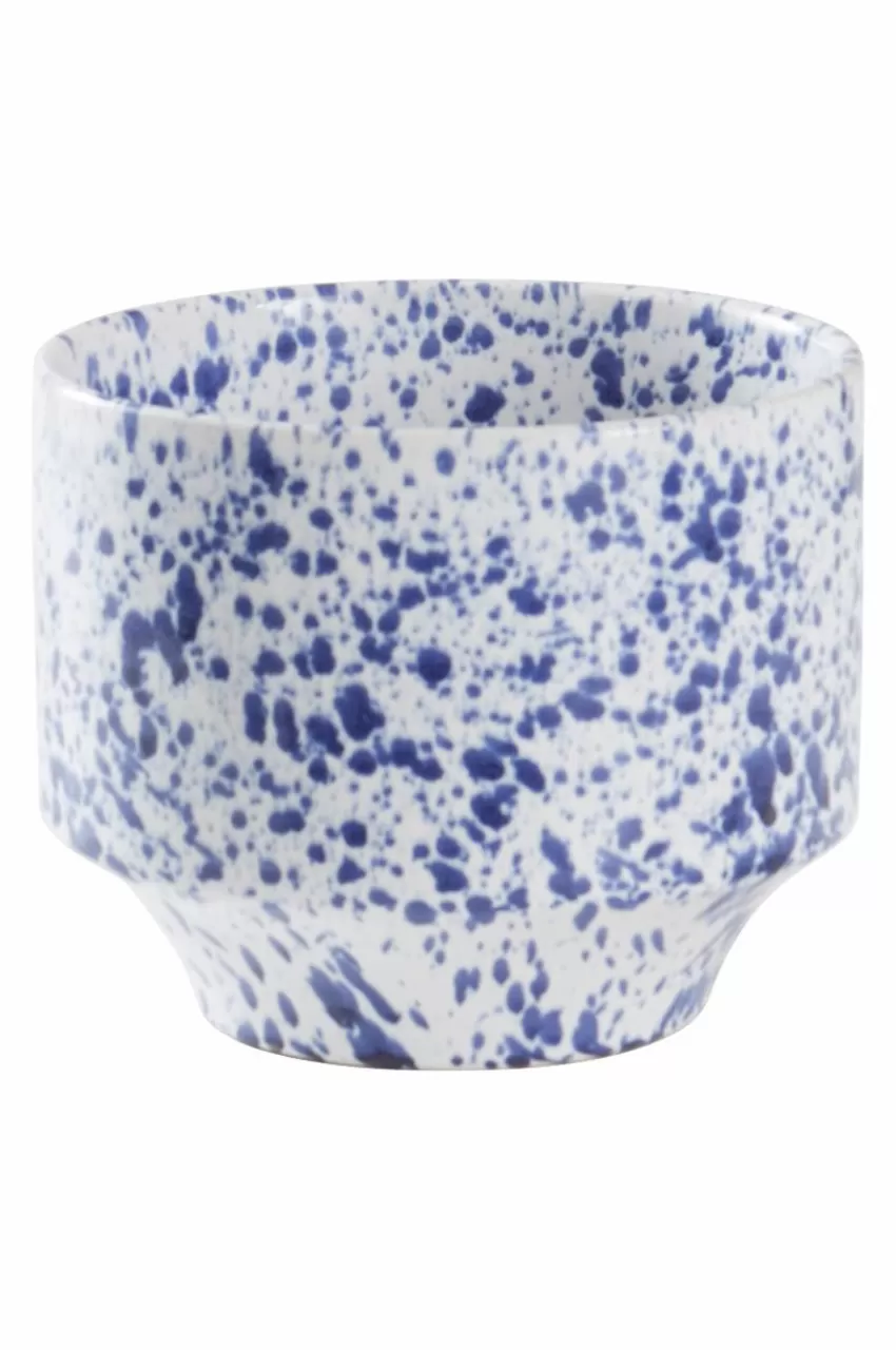 Krukor*Jotex BELLADONNA Kruka ø 21,5 Cm Vit/blå