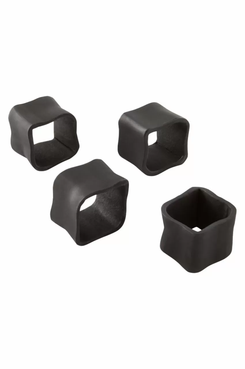 Kökstillbehör*Jotex BILLIE Servettring 4-pack Svart