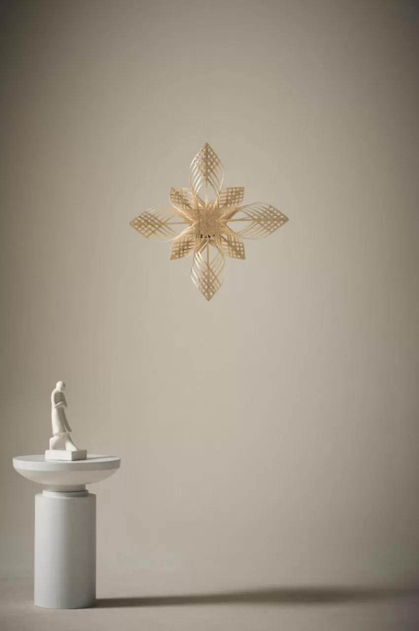 Julbelysning*Jotex BIRK Julstjärna ø 45 Cm Naturvit