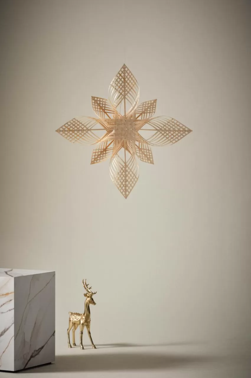 Julbelysning*Jotex BIRK Julstjärna ø 65 Cm. Naturvit