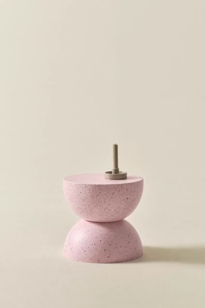 Bord*Jotex BLANES Sidobord ø 35 Cm Rosa terrazzo