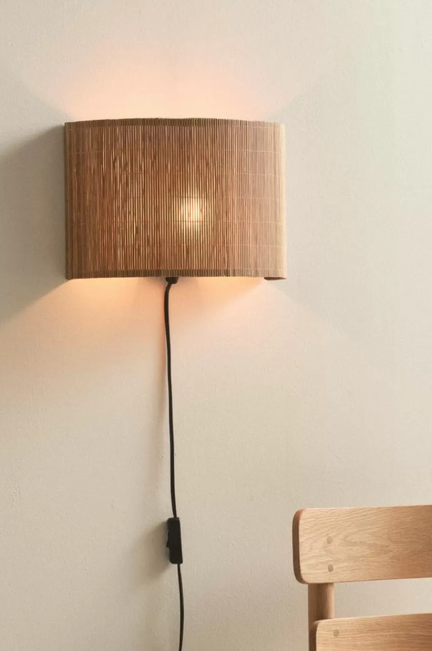 Vägglampor*Jotex BLAZE Vägglampa Linnebeige/svart