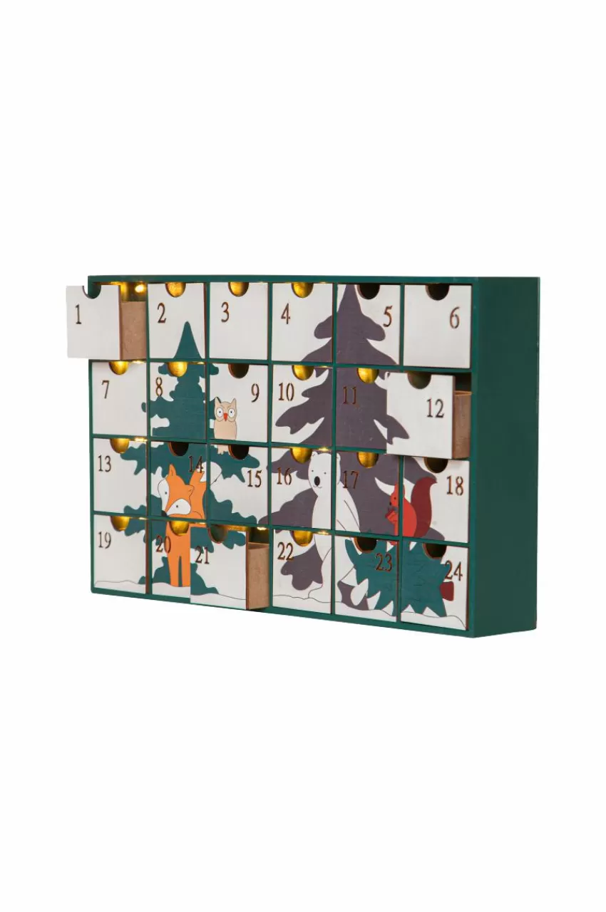 Julbelysning*Jotex Bordsdekoration Forest Friends 24,5 Cm Multi