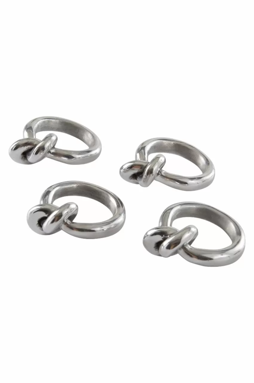 Kökstillbehör*Jotex BOWIE Servettring 4-pack Silver