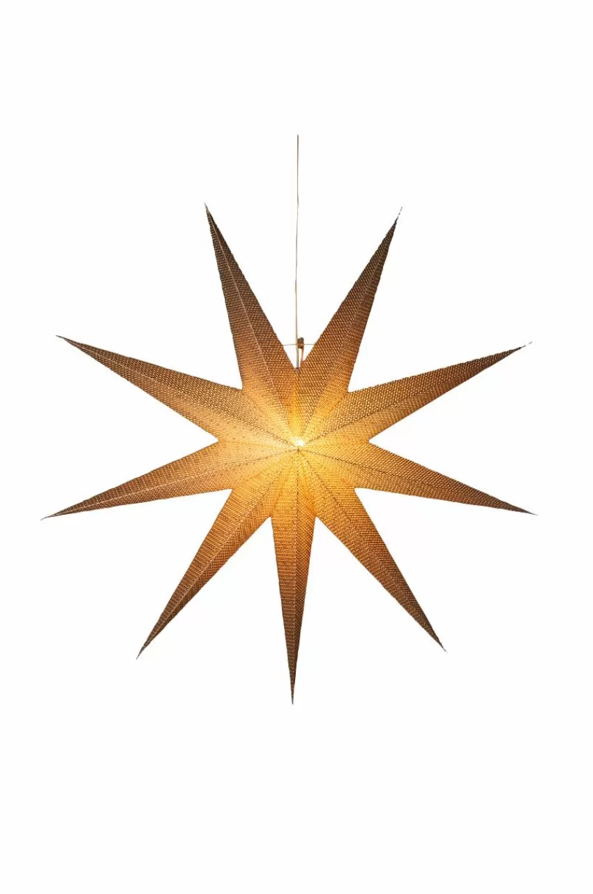Julbelysning*Jotex BRASS Julstjärna 115 Cm Mässing