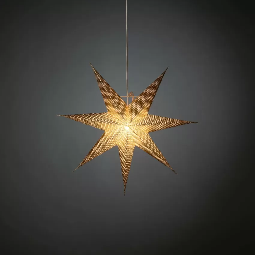 Julbelysning*Jotex BRASS Julstjärna 60 Cm Mässing
