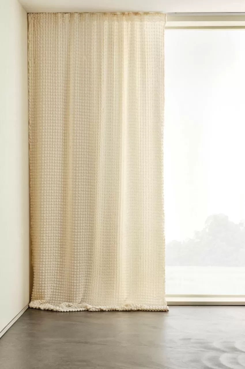 Multifunktionsgardiner*Jotex BUBBLY Multifuktionsgardin - 1 Längd Naturvit