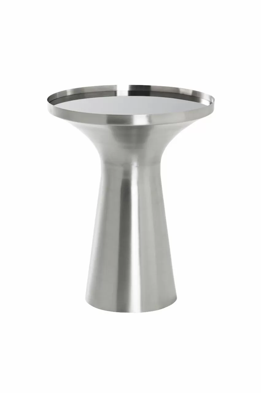 Bord*Jotex CALABASAS Sidobord ø 40 Cm Nickel