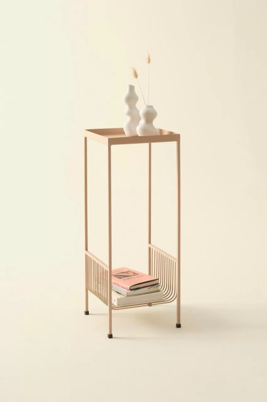 Bord*Jotex CALANCA Sidobord 25,5X25,5 Cm Beige