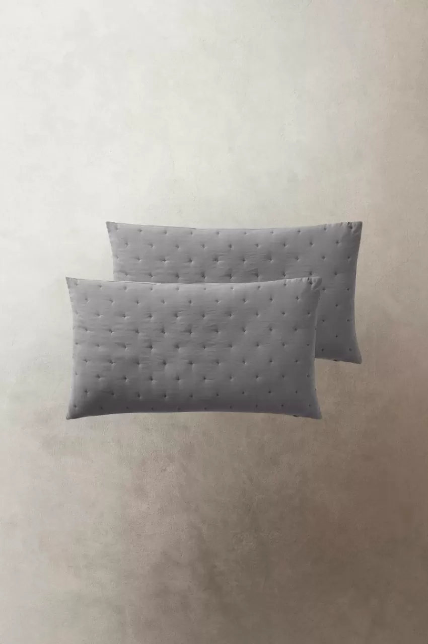 Prydnadskuddar & Fodral*Jotex CALM Kuddfodral 2-pack 90x50 Cm Ljusgrå