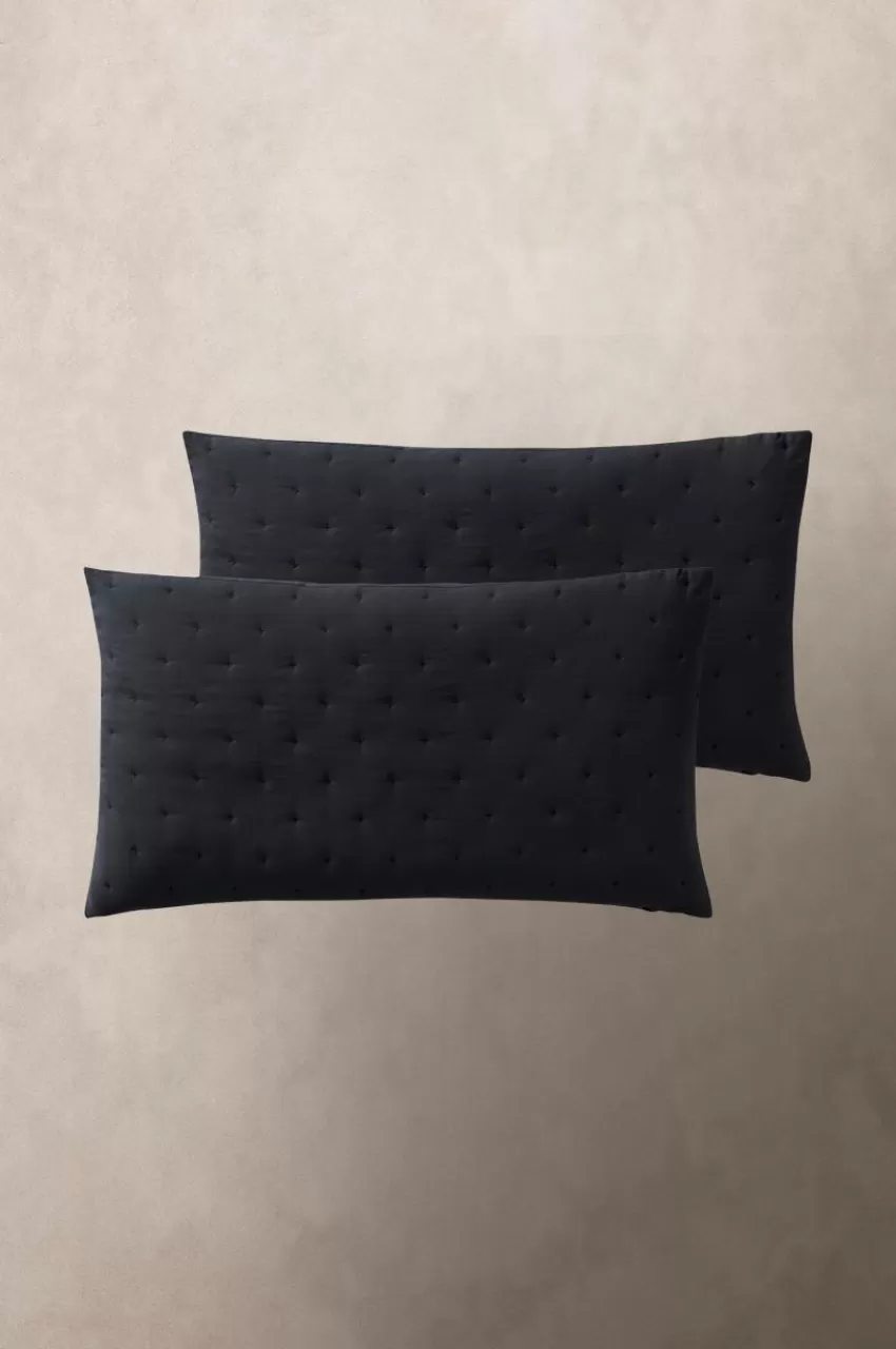 Prydnadskuddar & Fodral*Jotex CALM Kuddfodral 2-pack 90x50 Cm Svart