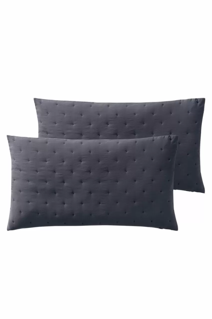 Prydnadskuddar & Fodral*Jotex CALM Kuddfodral 2-pack 90x50 Cm Mörkgrå