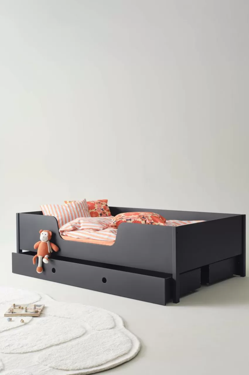 Barnmöbler | Barnmöbler Deal*Jotex CAMPO Barnsäng Med Förvaring 120X200 Cm Svart
