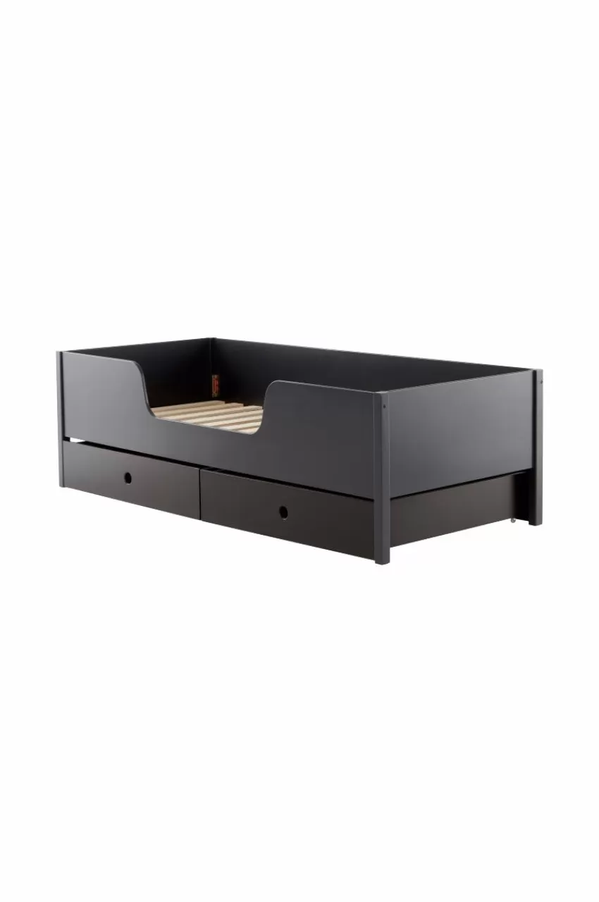 Barnmöbler | Barnmöbler Deal*Jotex CAMPO Barnsäng Med Förvaring 90X200 Cm Svart