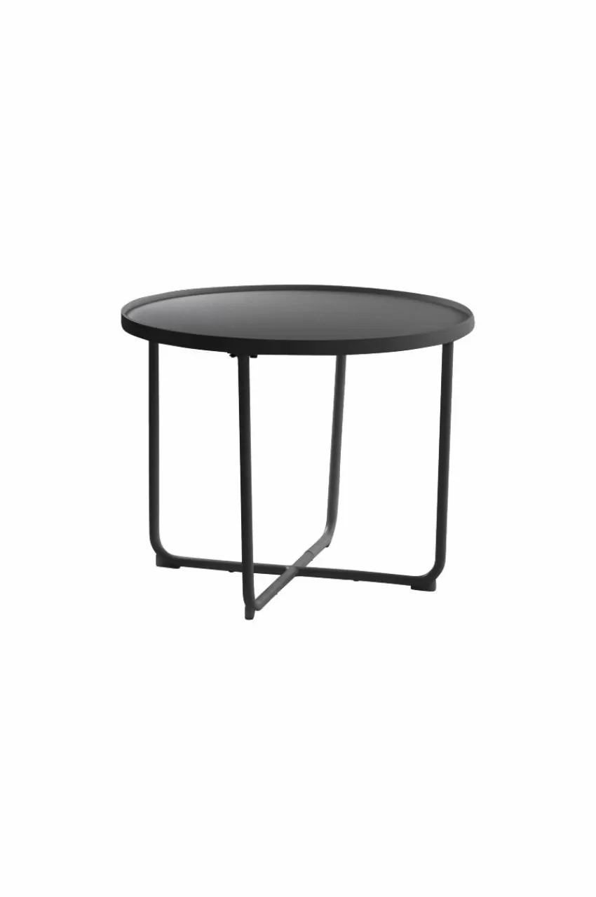 Utebord | Utemöbler*Jotex CAORLE Sidobord ø 61 Cm - Hög Svart