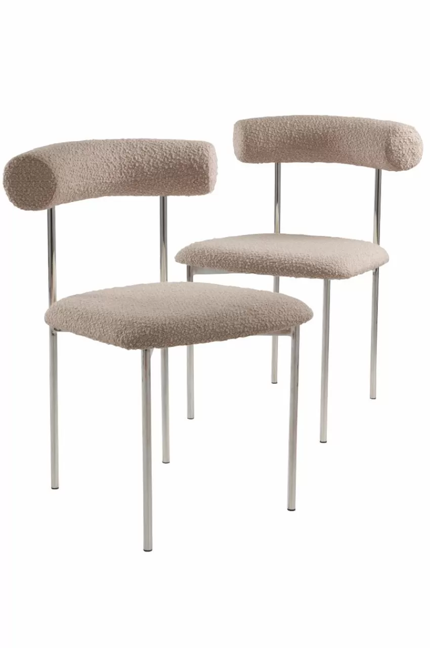 Stolar*Jotex CATALINA Stol 2-pack Mullvadsbrun