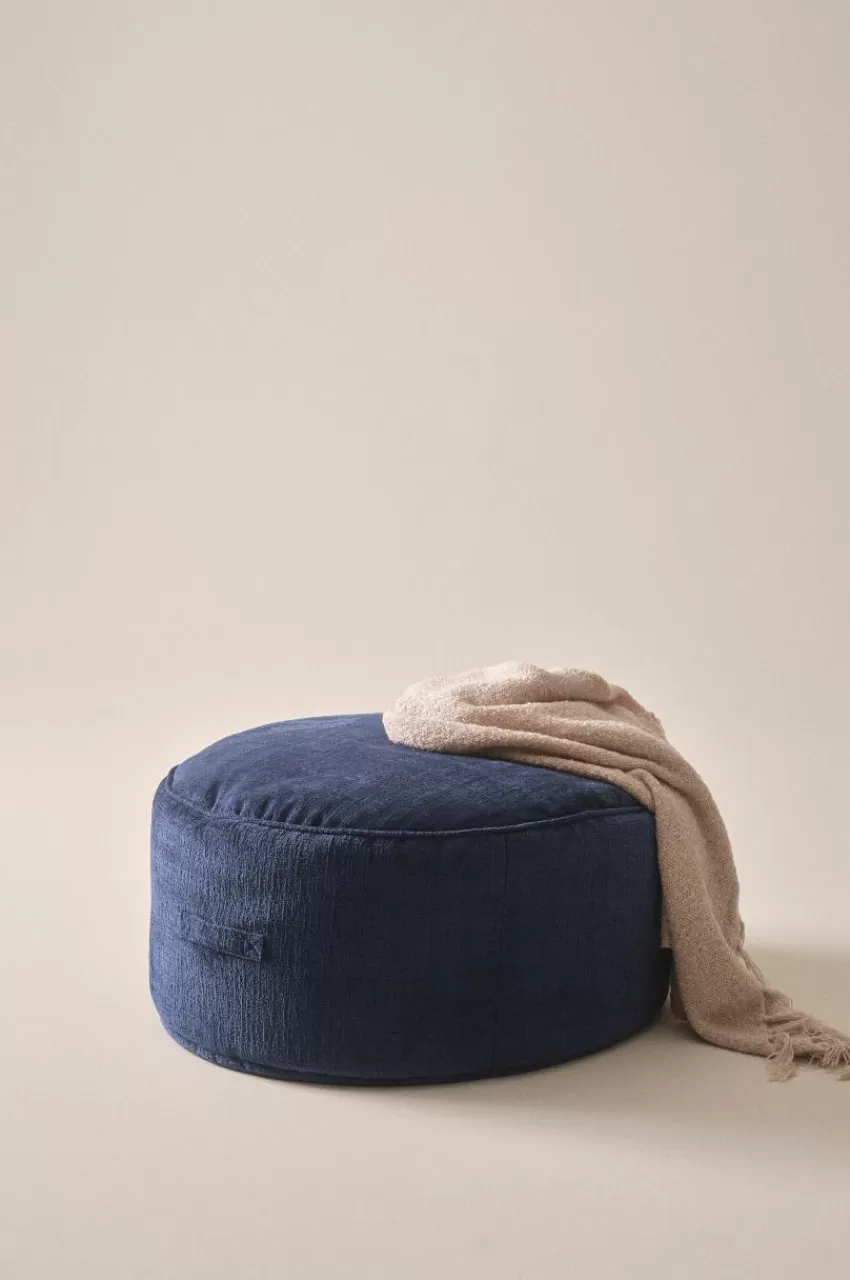 Sittpuffar*Jotex CLYMER Sittpuff ø 80 Cm Mörkblå