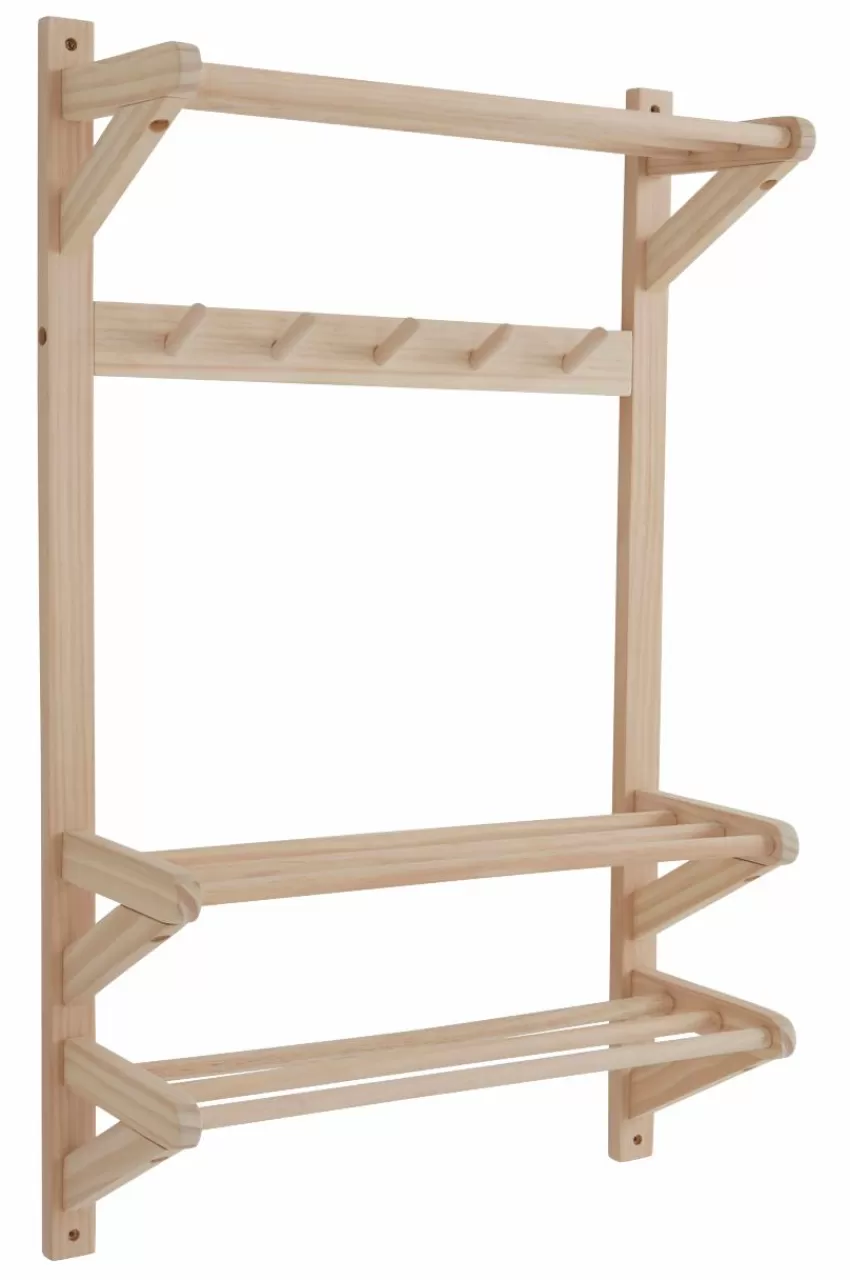 Barnmöbler | Barnmöbler Deal*Jotex COLE MINI Klädhängare/hallförvaring Barn Såpad furu