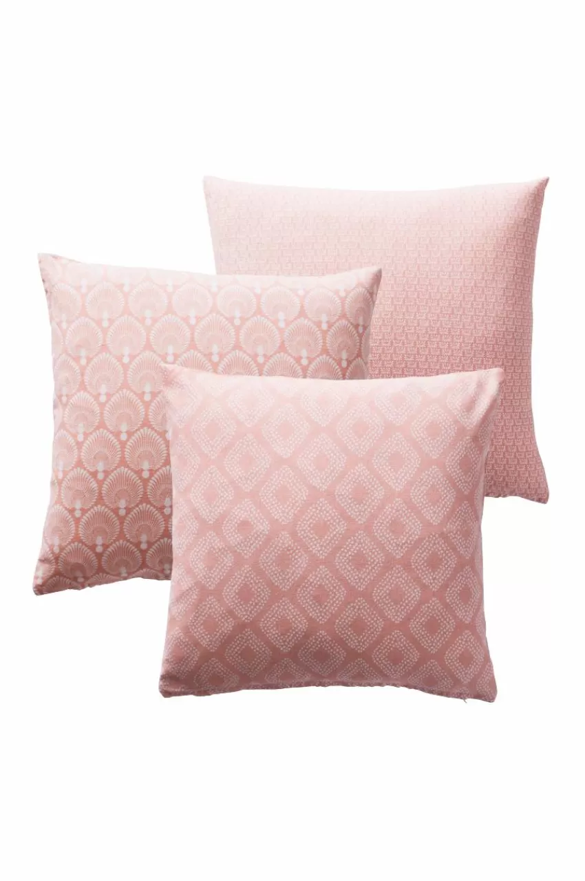 Prydnadskuddar & Fodral*Jotex COUSIN Kuddfodral 3-pack 45x45 Cm Rosa