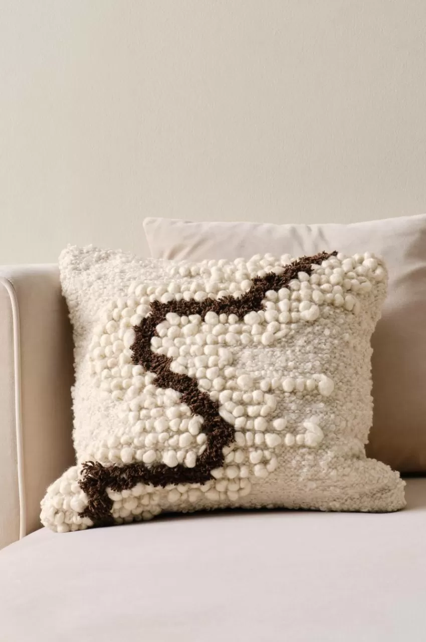 Prydnadskuddar & Fodral*Jotex CREEK Kuddfodral 45x45 Cm Naturvit /brun