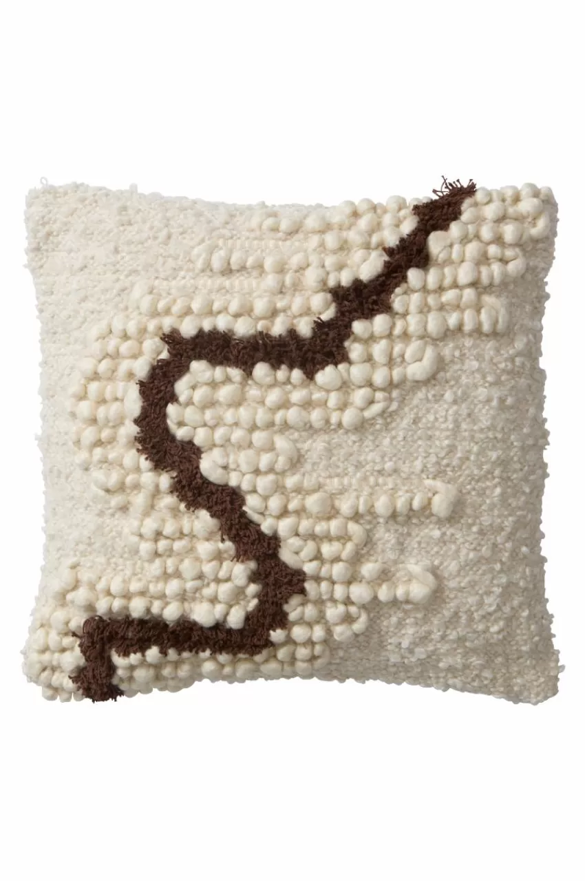 Prydnadskuddar & Fodral*Jotex CREEK Kuddfodral 45x45 Cm Naturvit /brun
