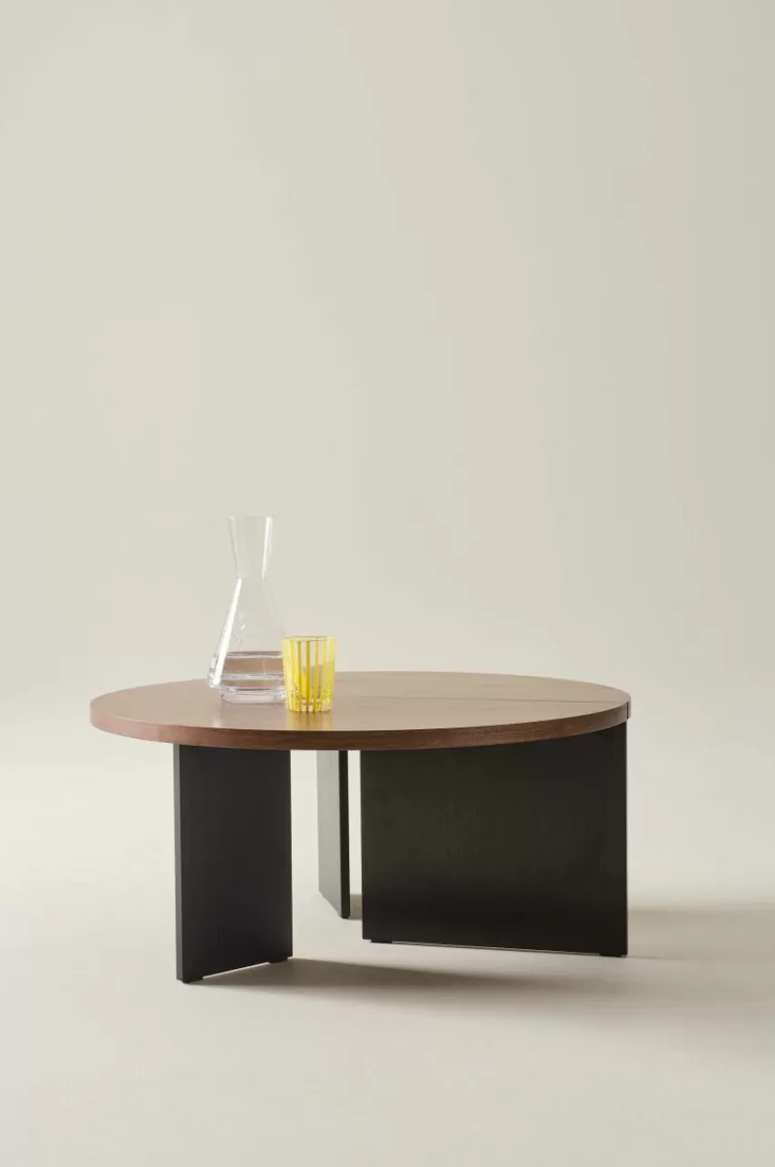 Bord*Jotex CUSCO Soffbord ø 80 Cm Valnötsfanér