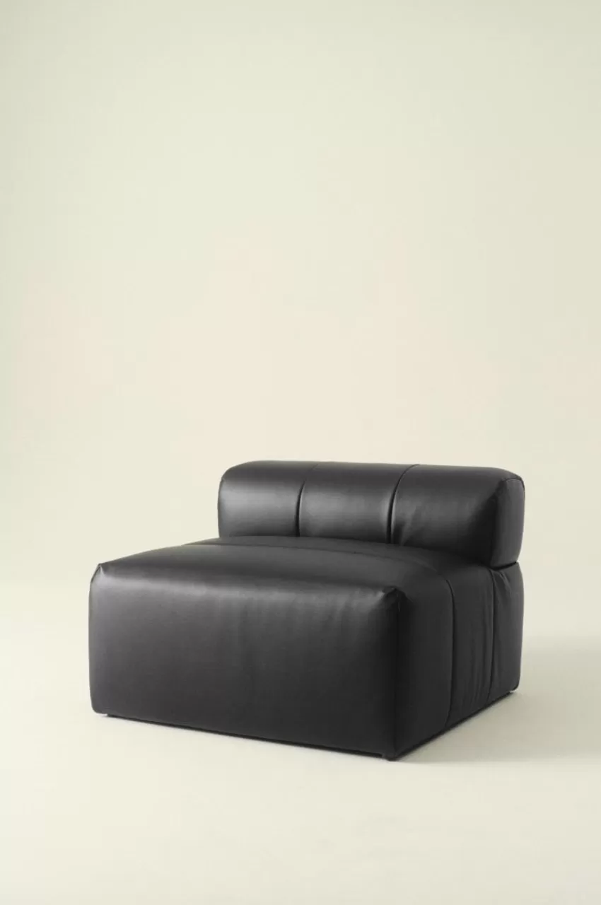 Soffor*Jotex DERMY Soffmodul PU/ Lädermix Svart PU läder