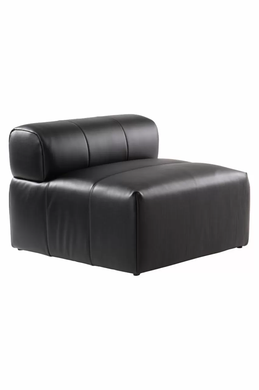 Soffor*Jotex DERMY Soffmodul PU/ Lädermix Svart PU läder
