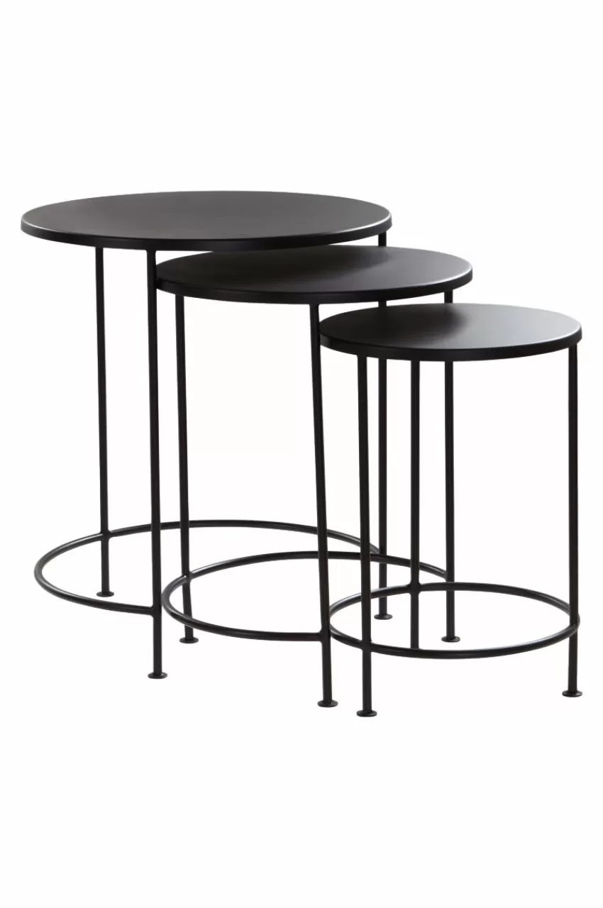Bord*Jotex DESTIN Sidobord 3-pack Svart