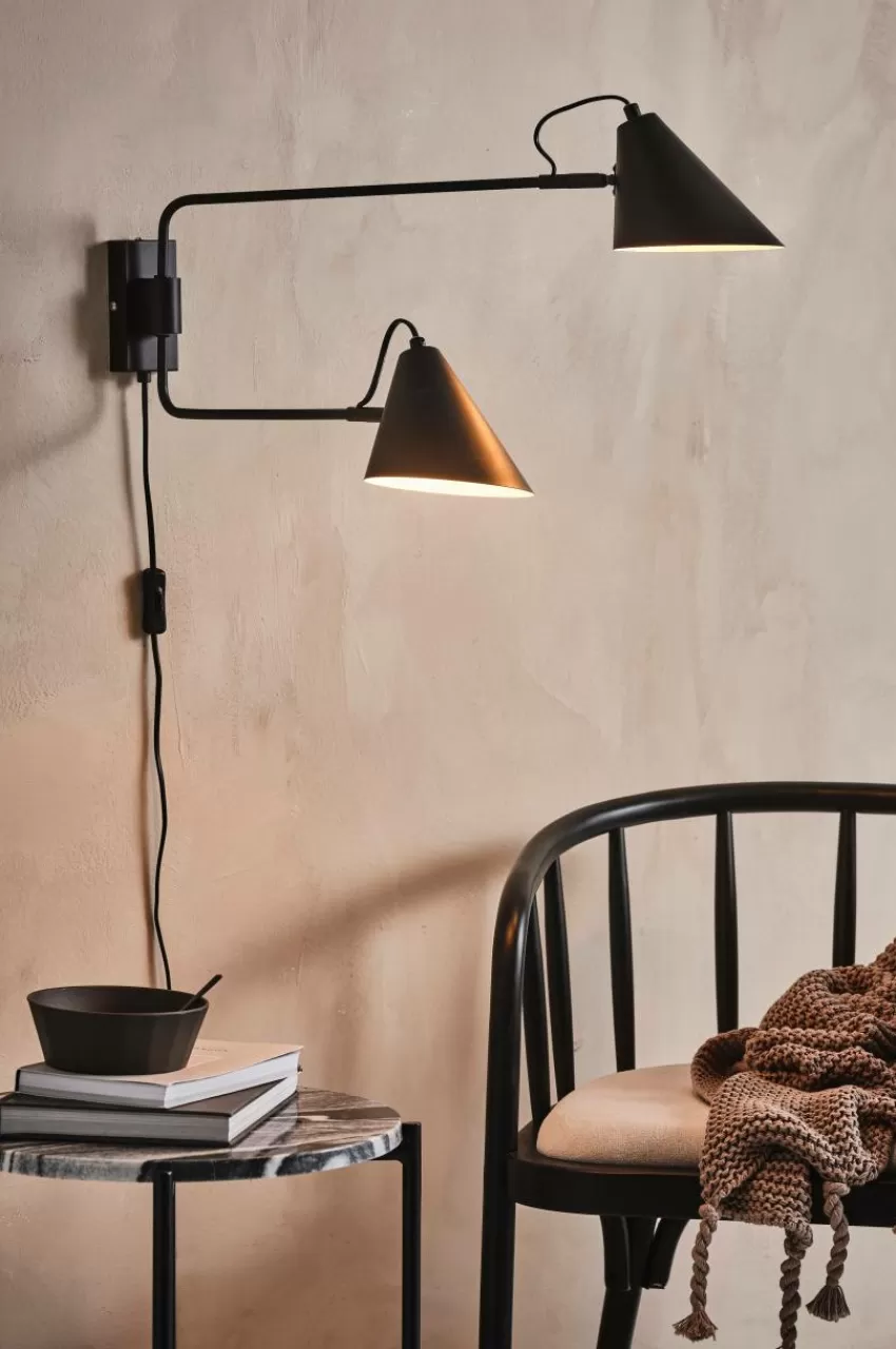 Vägglampor*Jotex DEUX Vägglampa Matt svart