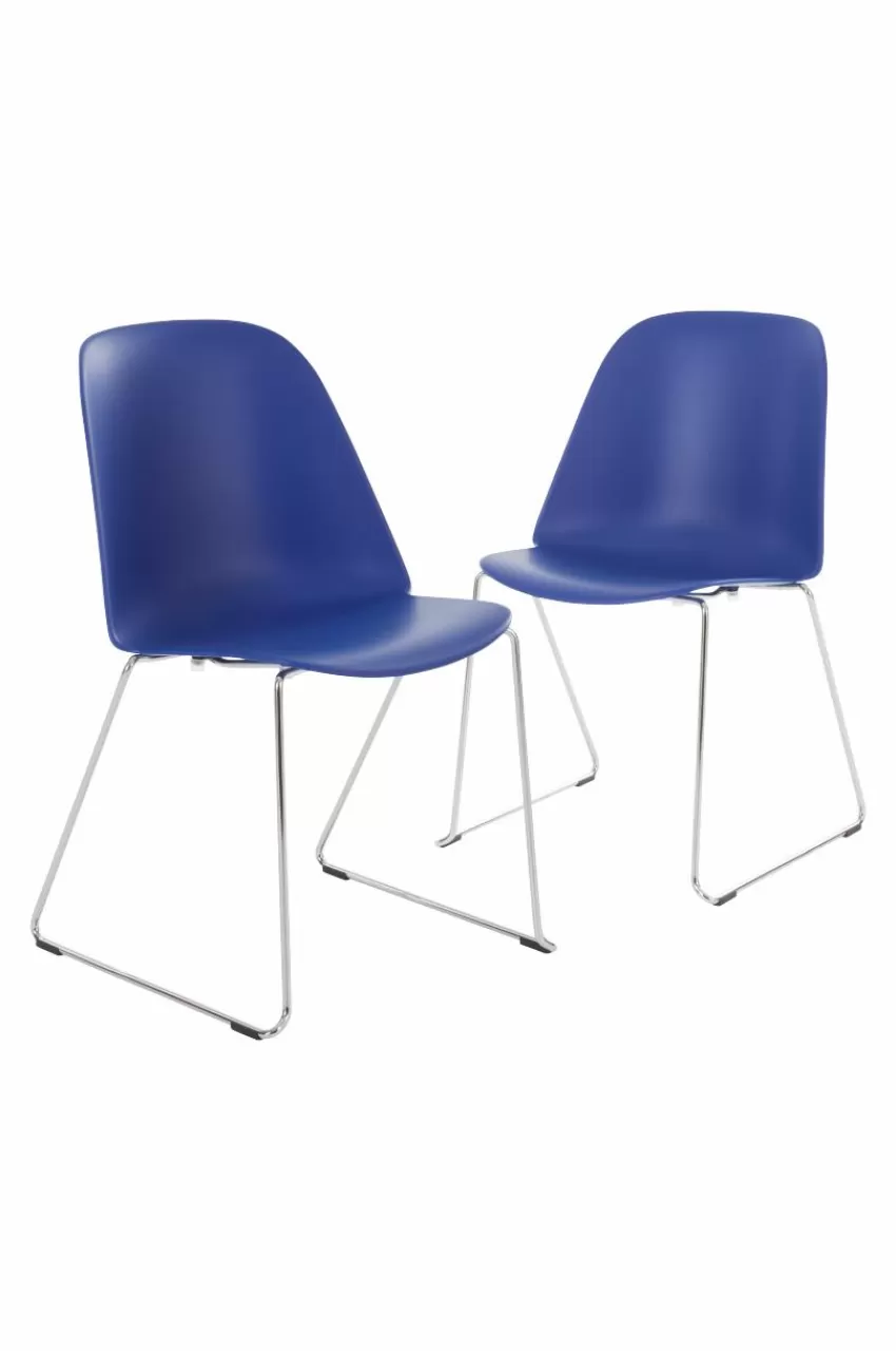 Stolar*Jotex DIXON Stol 2-pack Koboltblå