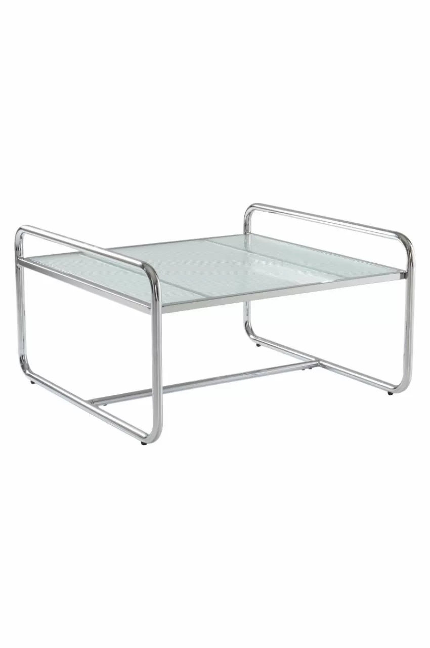 Bord*Jotex DOMINGO Soffbord 80x80 Cm Krom