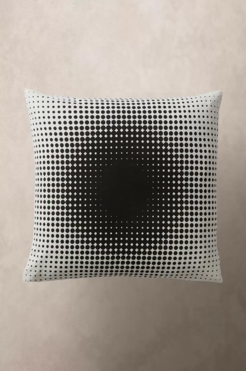 Prydnadskuddar & Fodral*Jotex DOTS Kuddfodral 50x50cm Naturvit/svart