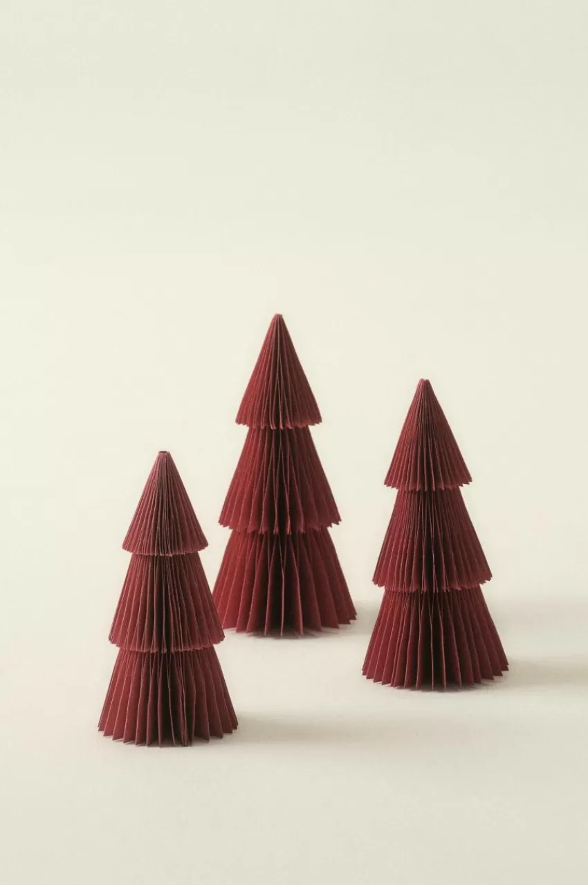 Juldekoration*Jotex EBBE Dekorationsfigur 3-pack Vinröd