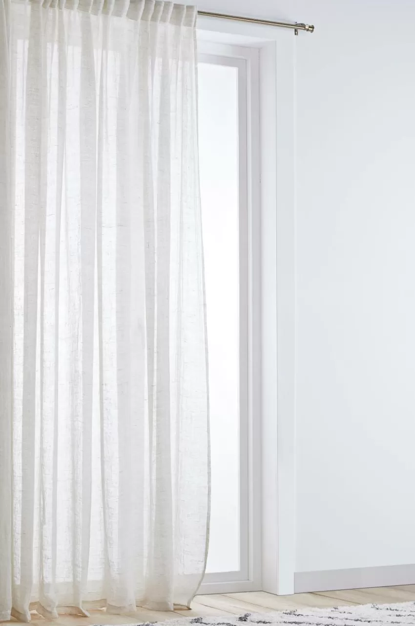 Linnegardiner | Multifunktionsgardiner*Jotex ELLEN Linnegardin1 Längd - Extra Bred Linnebeige