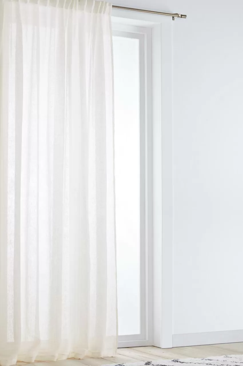 Linnegardiner | Multifunktionsgardiner*Jotex ELLEN Linnegardin1 Längd - Extra Bred Naturvit
