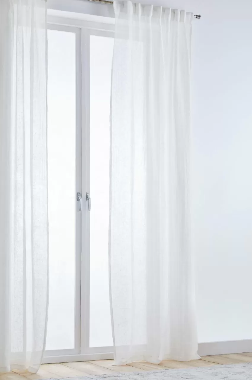 Multifunktionsgardiner | Linnegardiner*Jotex ELLEN Linnegardin 2-pack Naturvit
