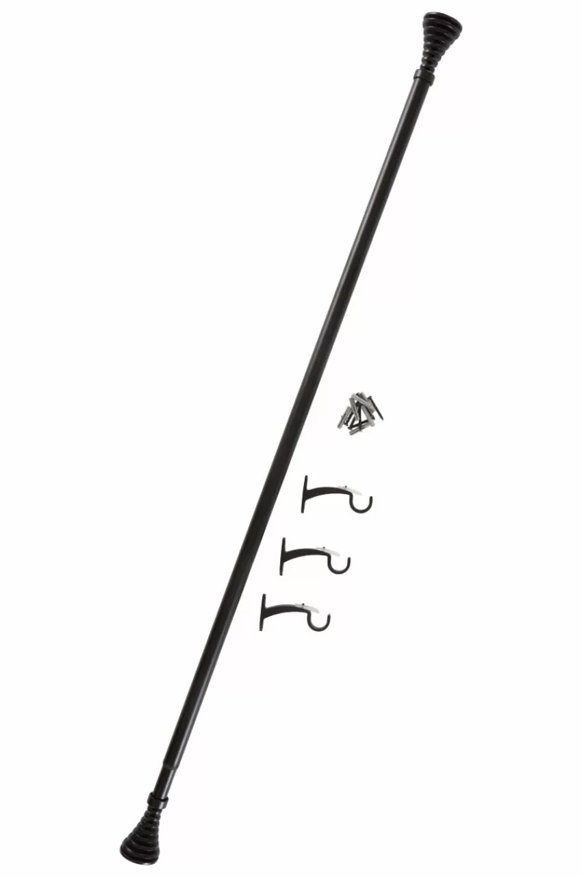 Gardinstänger*Jotex ELLIE Gardinstång 120-210 Cm Svart