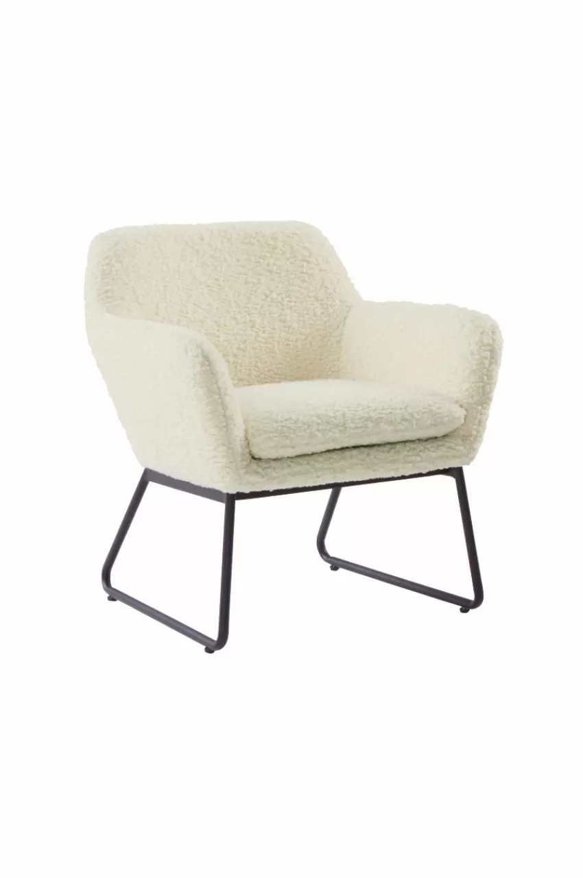 Barnmöbler | Barnmöbler Deal*Jotex ELLNE MINI Barnfåtölj Vit teddy/svart