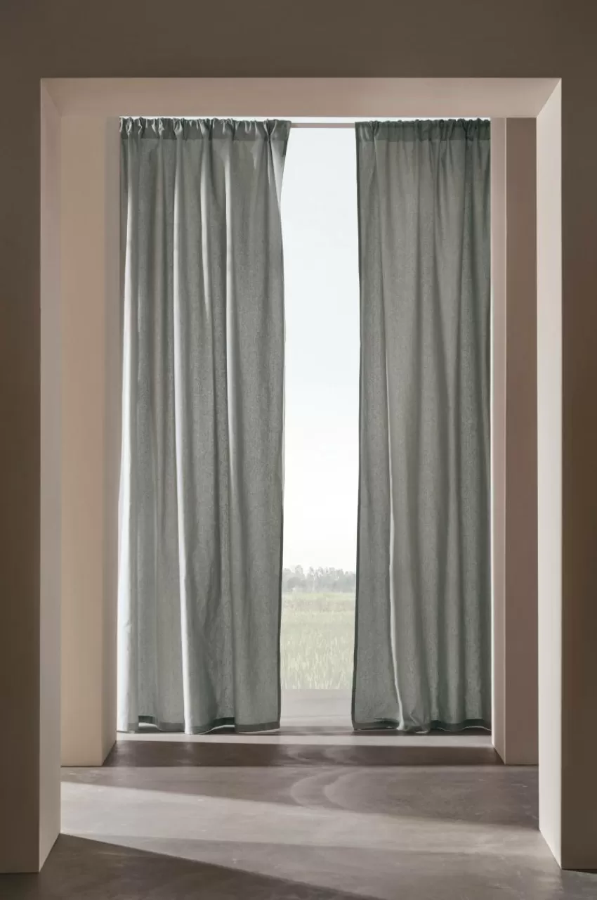 Multifunktionsgardiner*Jotex ELORA Gardin 2-pack Ljus gråblå