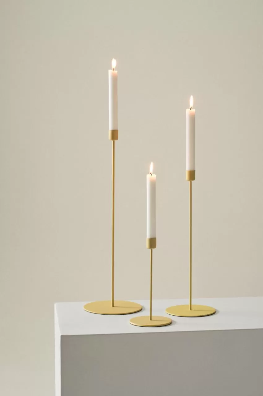 Ljusstakar*Jotex ELSY Ljusstake 3-pack Gul