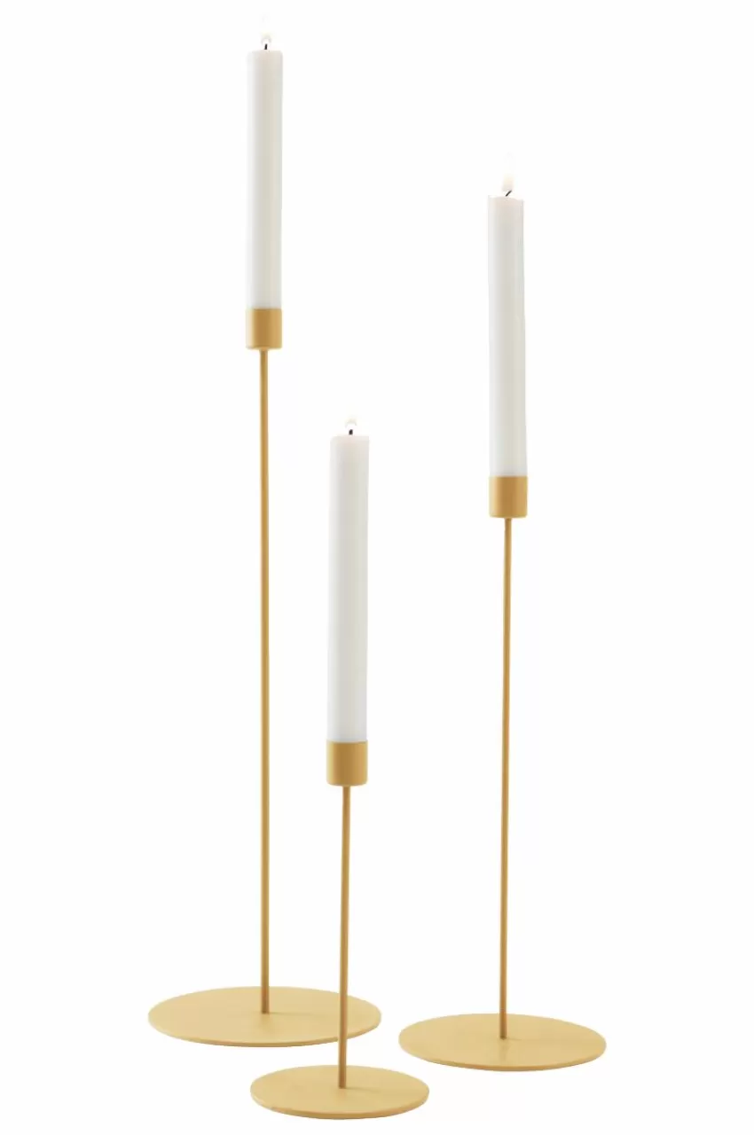 Ljusstakar*Jotex ELSY Ljusstake 3-pack Gul